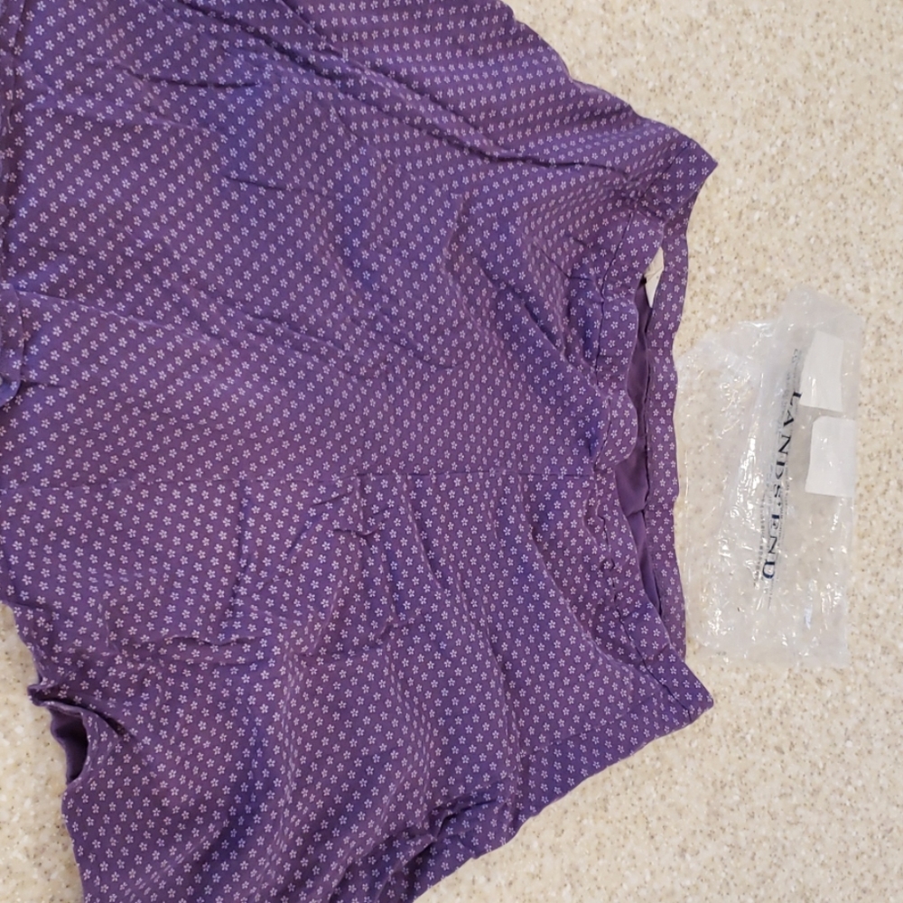 Lands end frilly skort with shorts underneath